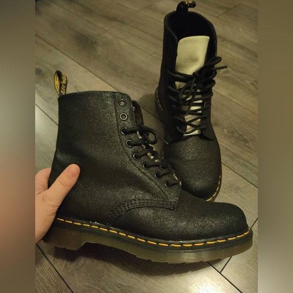 glitter doc martens